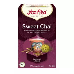 YOGI TEA Sweet Chai Organik Filtre Torbaları, 17X2.0 g