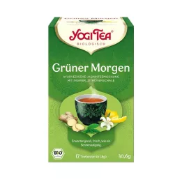 YOGI TEA Yeşil sabah çayı organik filtre torbası, 17X1,8 g