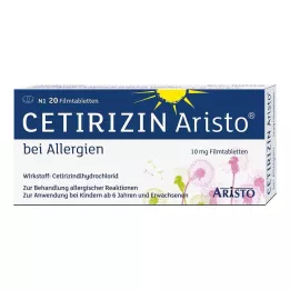 CETIRIZIN Aristo Alerjiler İçin 10 mg film kaplı tablet, 20 adet