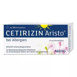 CETIRIZIN Aristo Alerjiler İçin 10 mg film kaplı tablet, 50 adet