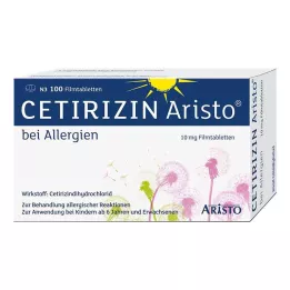 CETIRIZIN Aristo Alerjiler İçin 10 mg film kaplı tablet, 100 adet