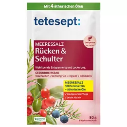 TETESEPT Deniz tuzu sırt & omuz, 80 g