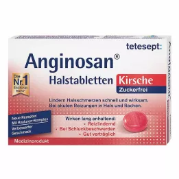 TETESEPT Anginosan boğaz pastili şekersiz kiraz, 20 adet