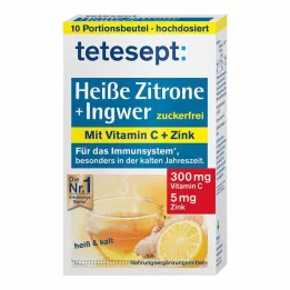 TETESEPT zencefilli şekersiz toz sıcak limon, 10X3 gr
