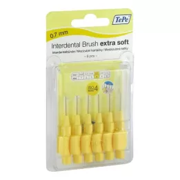 TEPE Diş arası fırçası x-soft 0,7 mm ISO 4 sarı, 6 adet