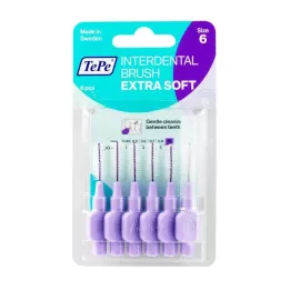TEPE Diş arası fırçası x-soft 1.1mm ISO 6 mor, 6 adet