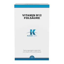B12 Vitamini + folik asit kapsülleri, 100 adet