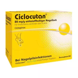 CICLOCUTAN 80 mg/g aktif maddeli oje, 6 gr