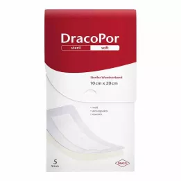 DRACOPOR Yara örtüsü 10x20 cm steril, 5 adet