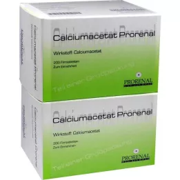 CALCIUMACETAT PRORENAL 500 mg film kaplı tabletler, 200 adet
