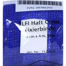 Dracoelfi haft renk sabitleme bandajı 4mx4cm mavi, 1 adet