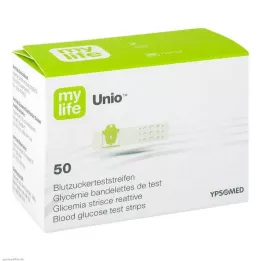 MYLIFE Unio kan şekeri test şeritleri, 50 adet