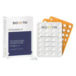 BIO-H-TIN Vitamin H 2,5 mg 12 hafta tabletler, 84 adet