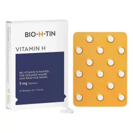 BIO-H-TIN Vitamin H 5 mg 1 aylık tablet, 15 adet