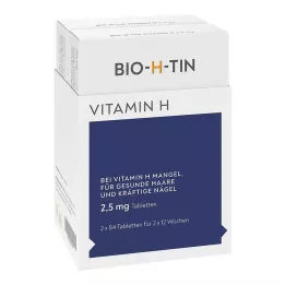 BIO-H-TIN Vitamin H 2,5 mg 2x12 hafta tabletler, 2X84 adet