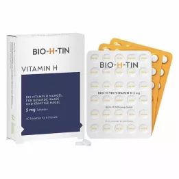 BIO-H-TIN Vitamin H 5 mg 6 aylık tabletler, 90 adet