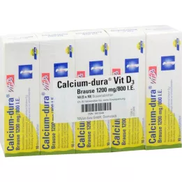 CALCIUM DURA Vit D3 Efervesan 1200 mg/800 IU, 50 adet