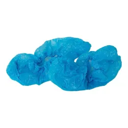 Tek kullanımlık plastik galoş, mavi, 10 adet