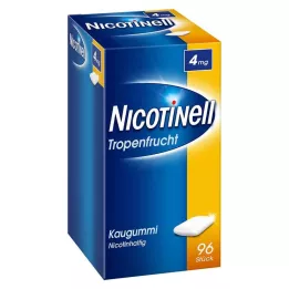 NICOTINELL Tropikal meyveli sakız 4 mg, 96 adet