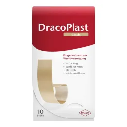 Dracoplast Parmak Şeritleri 2x12cm elastik, 10 adet