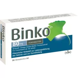 BINKO 80 mg film kaplı tablet, 30 adet