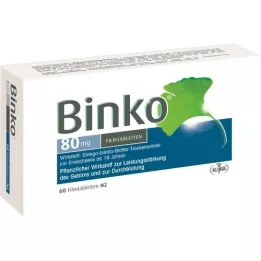 BINKO 80 mg film kaplı tablet, 60 adet