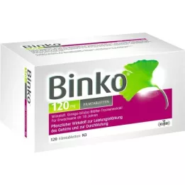 BINKO 120 mg film kaplı tablet, 120 adet