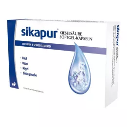 SIKAPUR Biyotin içeren silika yumuşak jel kapsüller, 30 adet