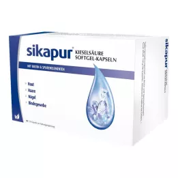 SIKAPUR Biyotin içeren silika yumuşak jel kapsüller, 90 adet
