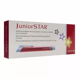 JUNIORSTAR Enjeksiyon cihazı kırmızı, 1 adet
