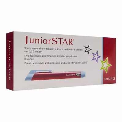 JUNIORSTAR Enjeksiyon cihazı kırmızı, 1 adet JUNIORSTAR Enjeksiyon cihazı kırmızı, 1 adet