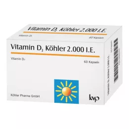 VITAMIN D3 KÖHLER 2.000 IU kapsül, 60 adet
