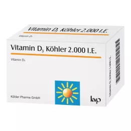 VITAMIN D3 KÖHLER 2.000 IU kapsül, 120 adet