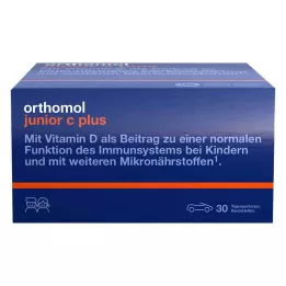 ORTHOMOL Junior C Plus Çiğnenebilir Tabletler Mandalina/Portakal, 30 adet