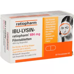 IBU-LYSIN-oranpharm 684 mg film kaplı tablet, 50 adet