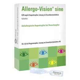 ALLERGO-VISION sinüs 0,25 mg/ml AT tek dozluk kapta, 10X0,4 ml