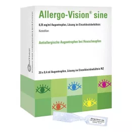 ALLERGO-VISION sinüs 0,25 mg/ml AT tek dozluk kapta, 20X0,4 ml