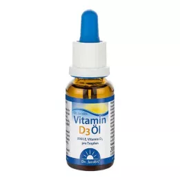 VITAMIN D3 ÖL Dr.Jacobs damlaları, 20 ml