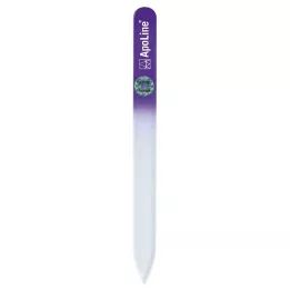 APOLINE Tırnak törpüsü cam 9 cm mor, 1 adet