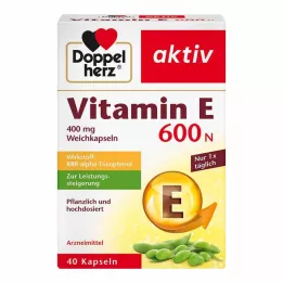 DOPPELHERZ E Vitamini 600 N yumuşak kapsül, 40 adet