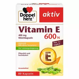 DOPPELHERZ E Vitamini 600 N yumuşak kapsül, 80 adet