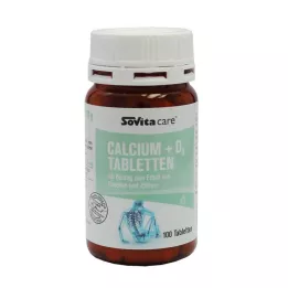 SOVITA CARE Kalsiyum+D3 tabletleri, 100 adet