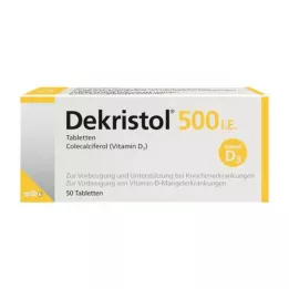 DEKRISTOL 500 IU tablet, 50 adet