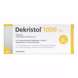 DEKRISTOL 1.000 IU tablet, 50 adet