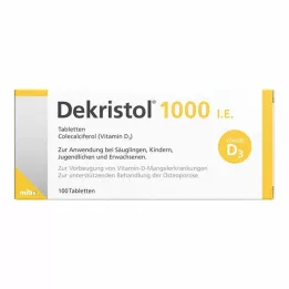 DEKRISTOL 1.000 IU tablet, 100 adet