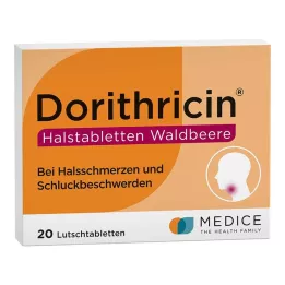 DORITHRICIN Boğaz Pastili Yaban Mersini, 20 adet