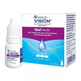 HYLO-VISION Jel çoklu göz damlası, 2X10 ml