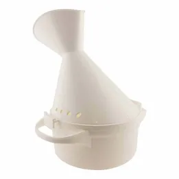 İnhaler plastik beyaz 2 parça, 1 parça