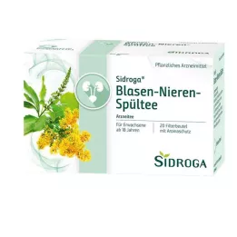 SIDROGA Mesane-Böbrek Durulama Çay Filtre Poşetleri, 20X2,0 g