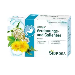 SIDROGA Sindirim ve Safra Çayı Filtre Poşetleri, 20X2,0 g